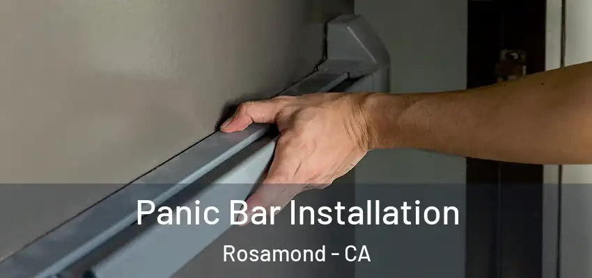  Panic Bar Installation Rosamond - CA